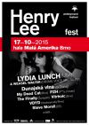 Lydia Lunch na Henry Lee Festu - autogramiáda